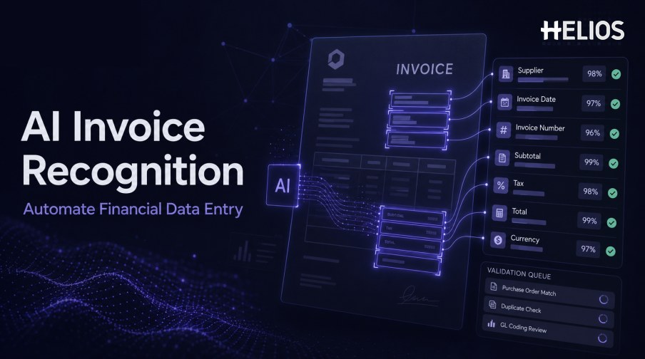 How AI Invoice Recognition Automates Financial Data Entry