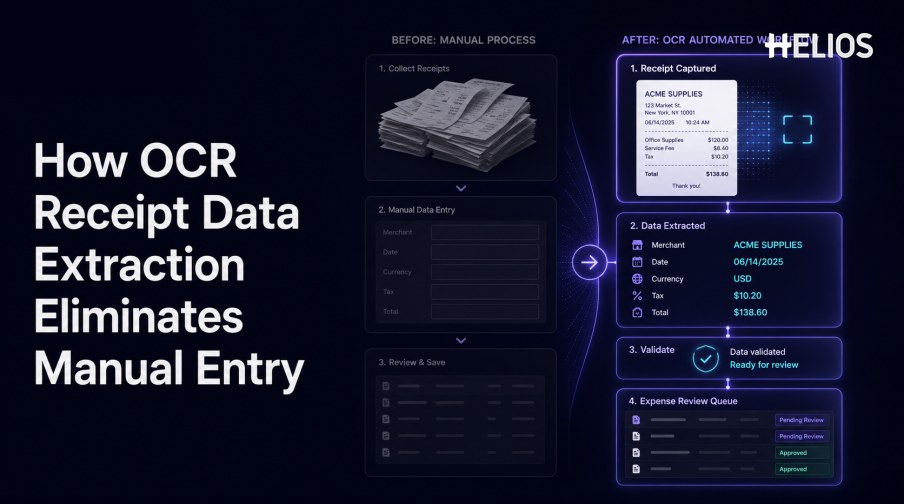 OCR Receipt Data Extraction: How It Eliminates Manual Entry