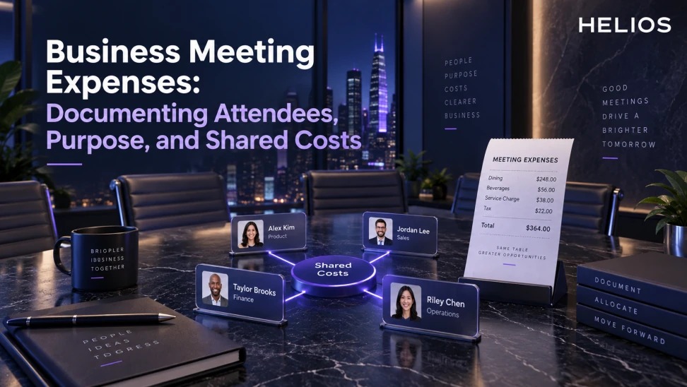 Business Meeting Expenses: Documenting Attendees, Purpose, and Shared Costs