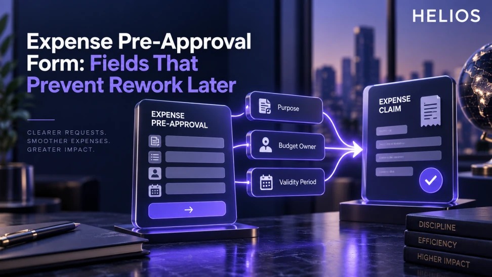 Expense Pre-Approval Form: Fields That Prevent Rework Later